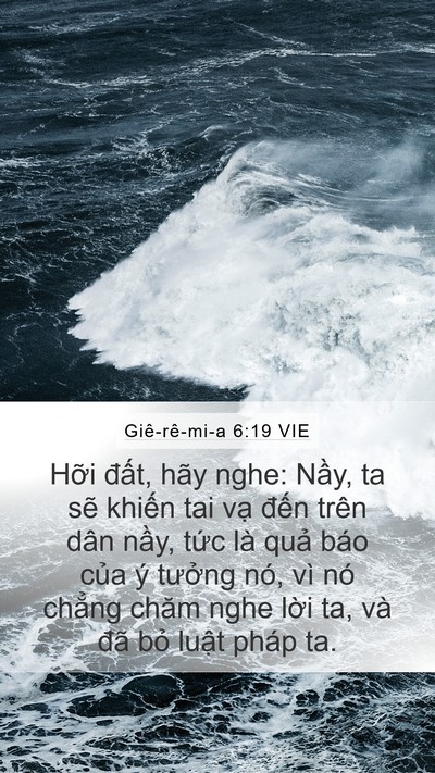 Giê-rê-mi-a 6:19 VIE Bible Verse Image