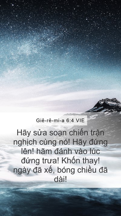 Giê-rê-mi-a 6:4 VIE Bible Verse Image