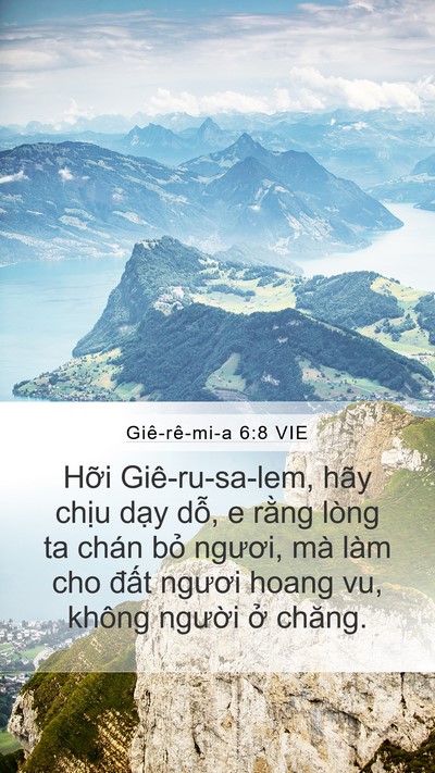 Giê-rê-mi-a 6:8 VIE Bible Verse Image