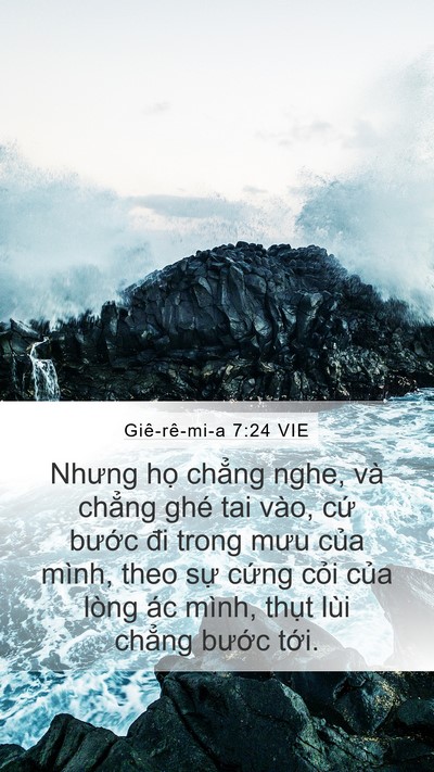 Giê-rê-mi-a 7:24 VIE Bible Verse Image