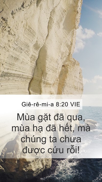 Giê-rê-mi-a 8:20 VIE Bible Verse Image