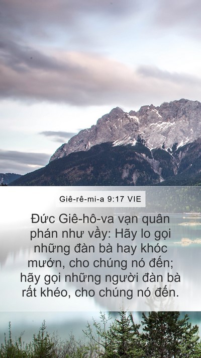 Giê-rê-mi-a 9:17 VIE Bible Verse Image