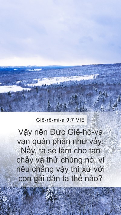 Giê-rê-mi-a 9:7 VIE Bible Verse Image