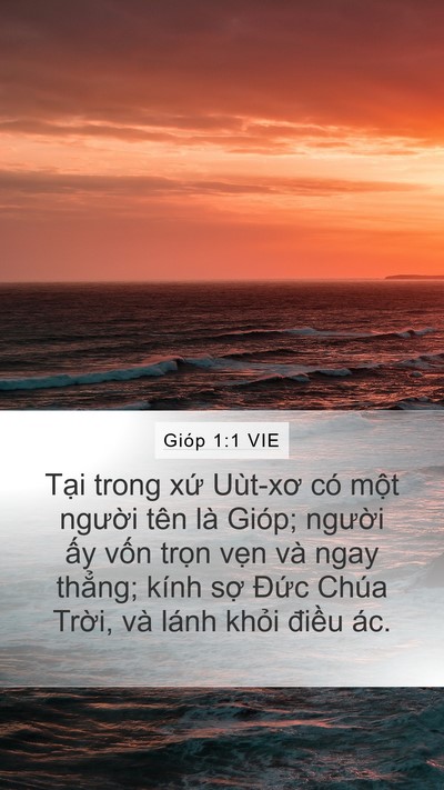 Gióp 1:1 VIE Mobile Phone Wallpaper - Tại trong xứ Uùt-xơ có một người tên - Mobile Bible Verse Wallpaper