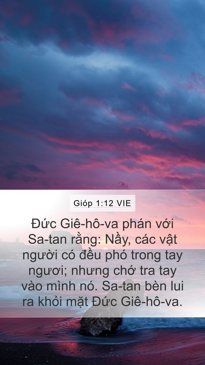 Gióp 1:12 VIE Bible Verse Image