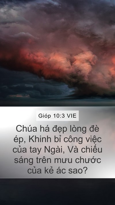 Gióp 10:3 VIE Bible Verse Image