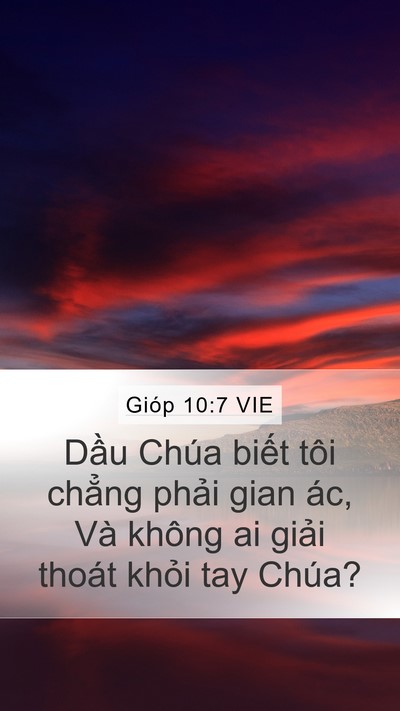 Gióp 10:7 VIE Bible Verse Image