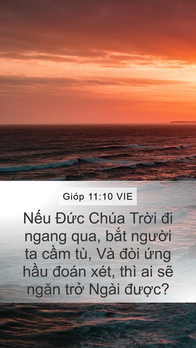 Gióp 11:10 VIE Bible Verse Image