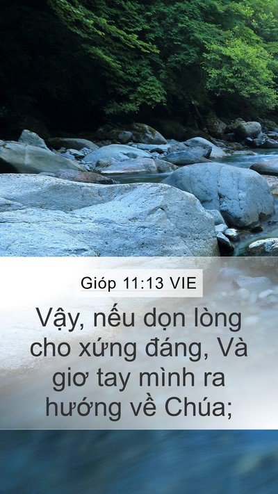 Gióp 11:13 VIE Bible Verse Image
