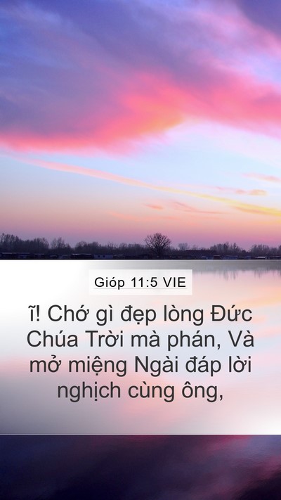 Gióp 11:5 VIE Bible Verse Image