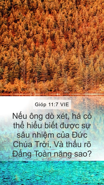 Gióp 11:7 VIE Bible Verse Image