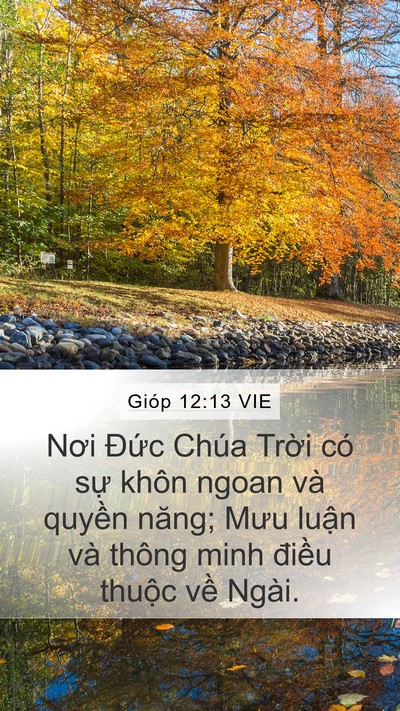 Gióp 12:13 VIE Bible Verse Image