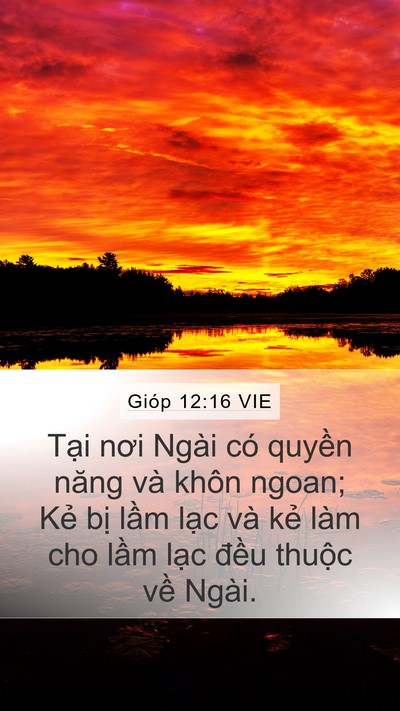 Gióp 12:16 VIE Bible Verse Image