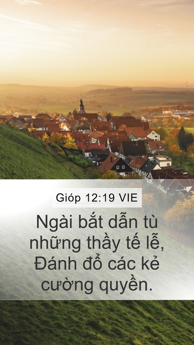 Gióp 12:19 VIE Bible Verse Image