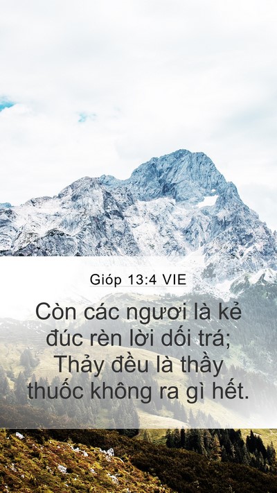 Gióp 13:4 VIE Bible Verse Image