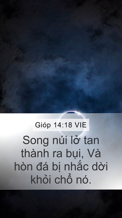 Gióp 14:18 VIE Bible Verse Image