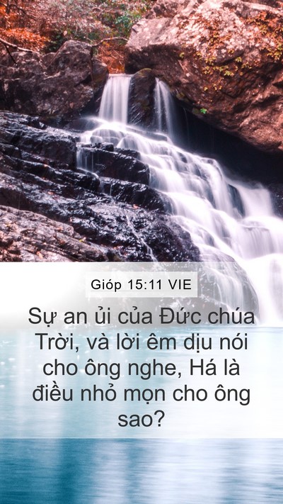 Gióp 15:11 VIE Bible Verse Image