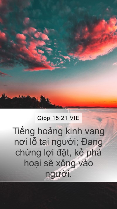 Gióp 15:21 VIE Bible Verse Image