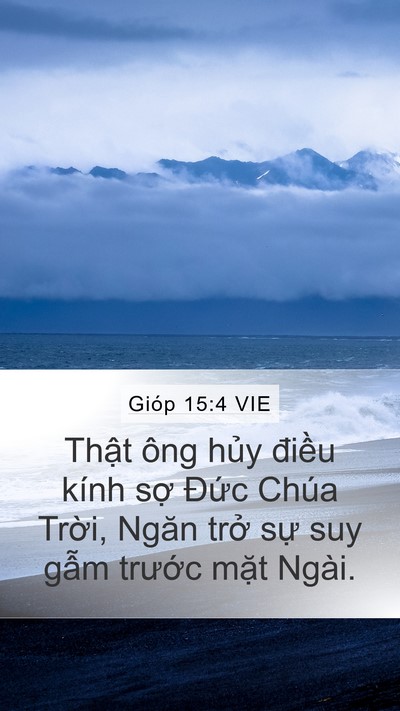Gióp 15:4 VIE Bible Verse Image