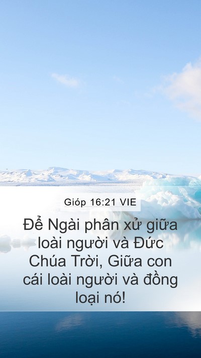 Gióp 16:21 VIE Bible Verse Image