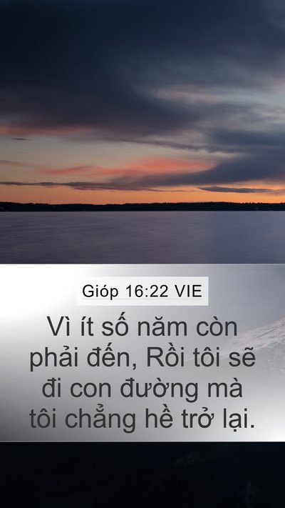 Gióp 16:22 VIE Bible Verse Image