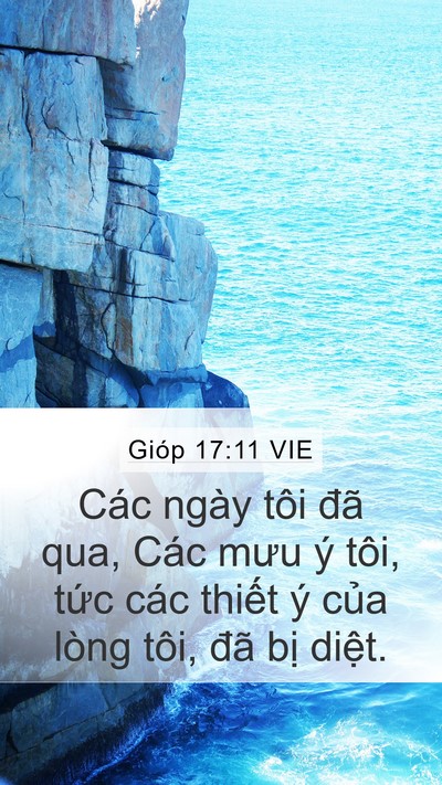 Gióp 17:11 VIE Bible Verse Image