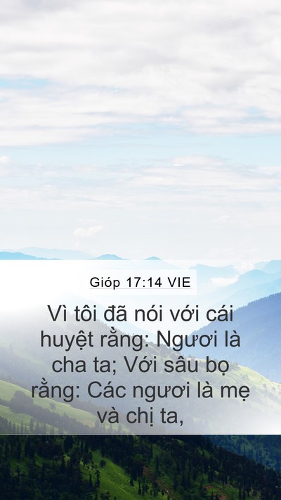 Gióp 17:14 VIE Bible Verse Image