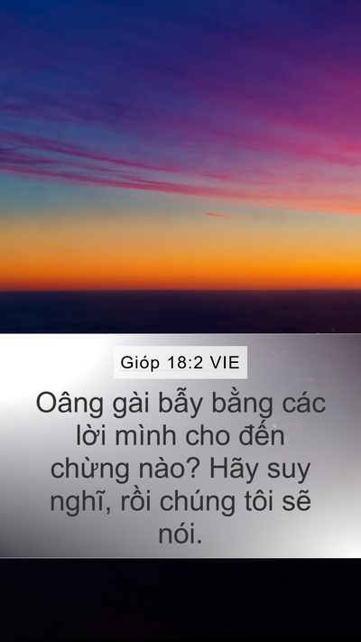 Gióp 18:2 VIE Bible Verse Image