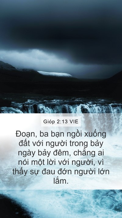 Gióp 2:13 VIE Bible Verse Image