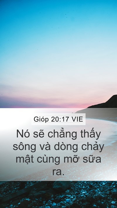 Gióp 20:17 VIE Bible Verse Image