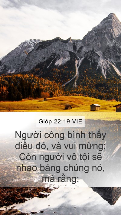 Gióp 22:19 VIE Bible Verse Image