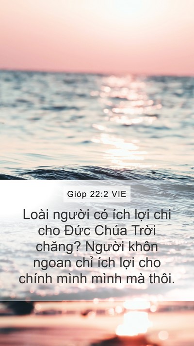 Gióp 22:2 VIE Bible Verse Image