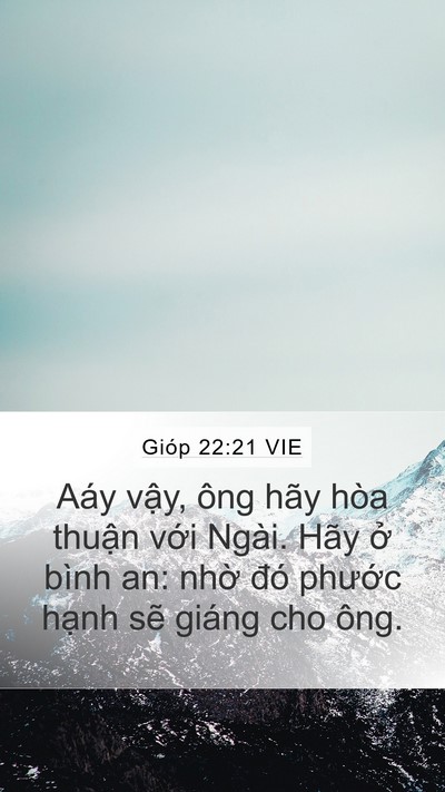 Gióp 22:21 VIE Bible Verse Image