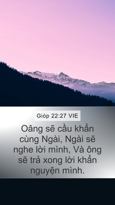 Gióp 22:27 VIE Bible Verse Image