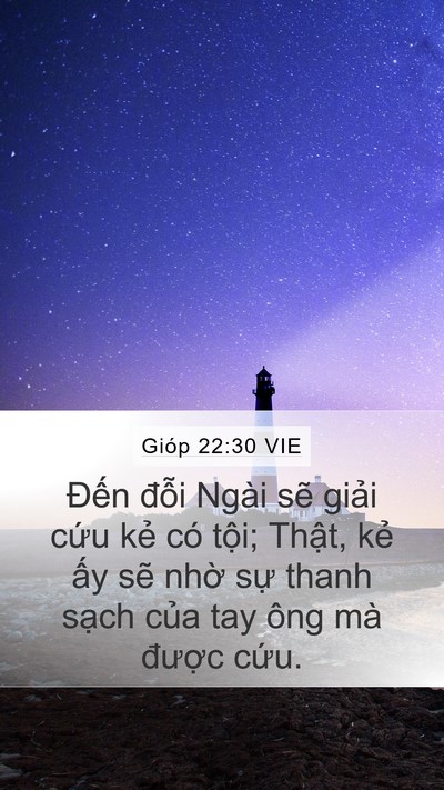 Gióp 22:30 VIE Bible Verse Image