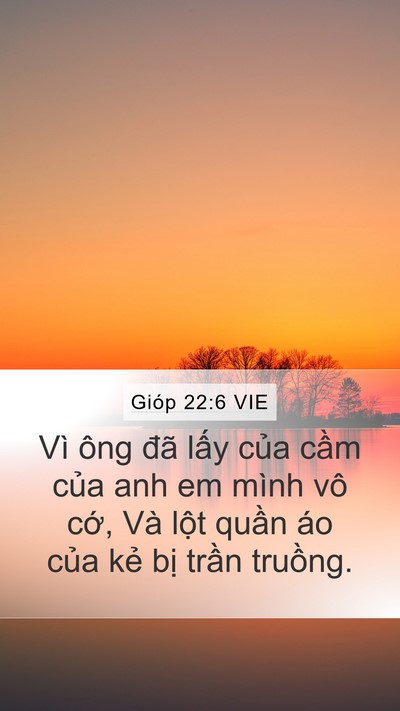 Gióp 22:6 VIE Bible Verse Image