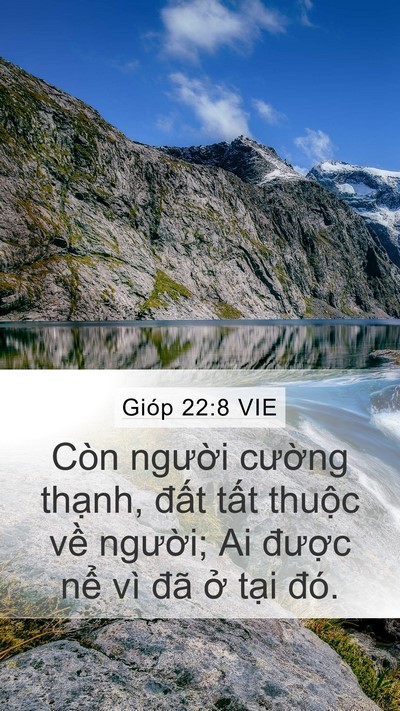 Gióp 22:8 VIE Bible Verse Image