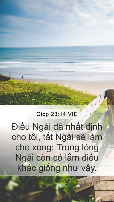 Gióp 23:14 VIE Mobile Phone Wallpaper - Điều Ngài đã nhất định cho tôi, tất - Mobile Bible Verse Wallpaper