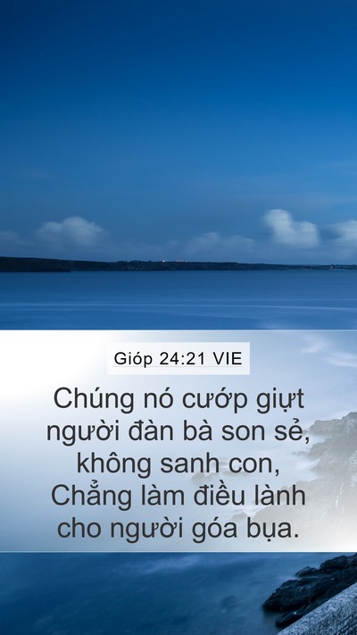 Gióp 24:21 VIE Bible Verse Image