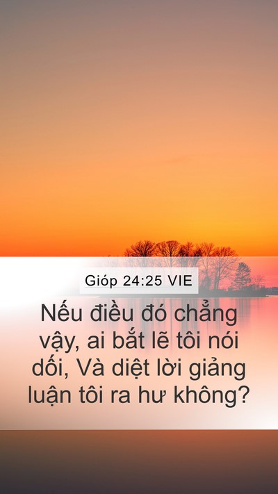 Gióp 24:25 VIE Bible Verse Image