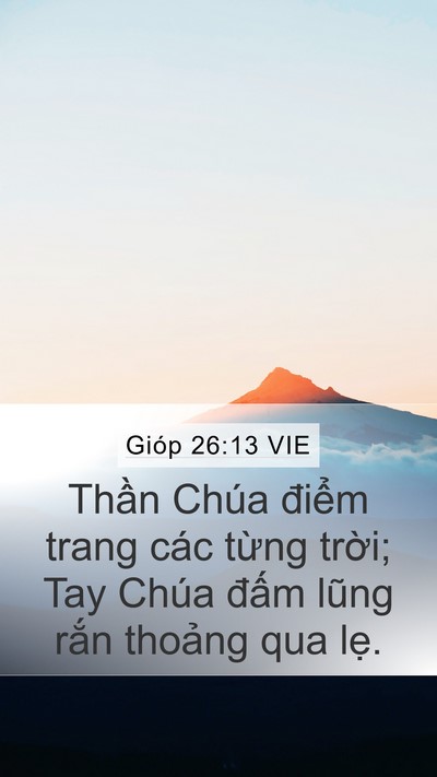 Gióp 26:13 VIE Bible Verse Image