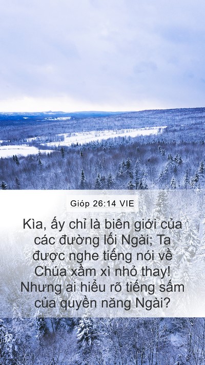 Gióp 26:14 VIE Bible Verse Image