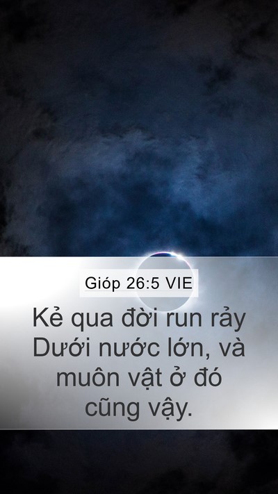 Gióp 26:5 VIE Bible Verse Image