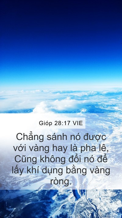 Gióp 28:17 VIE Bible Verse Image
