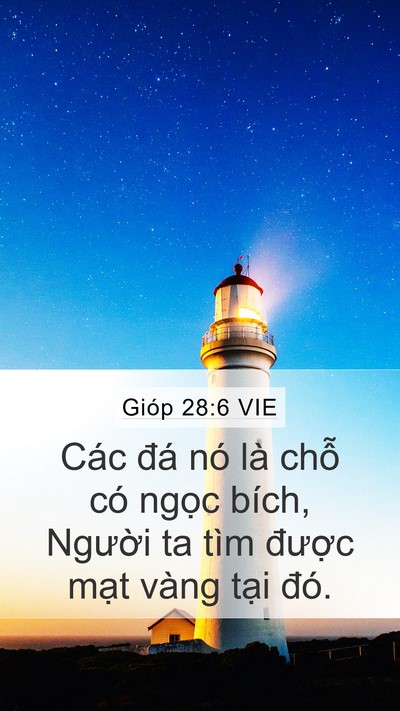 Gióp 28:6 VIE Bible Verse Image