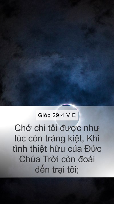 Gióp 29:4 VIE Bible Verse Image