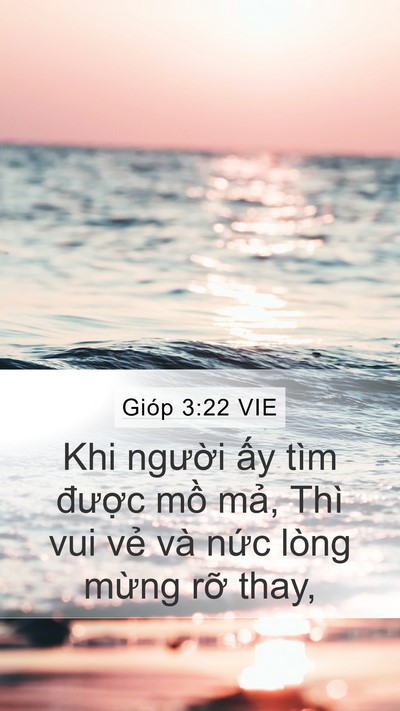 Gióp 3:22 VIE Bible Verse Image