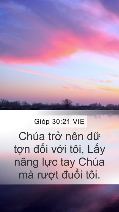 Gióp 30:21 VIE Bible Verse Image