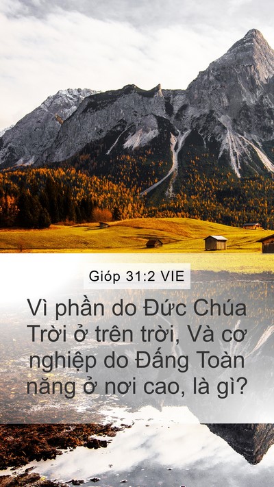 Gióp 31:2 VIE Bible Verse Image