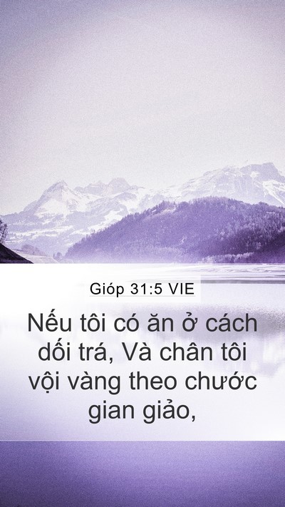 Gióp 31:5 VIE Bible Verse Image